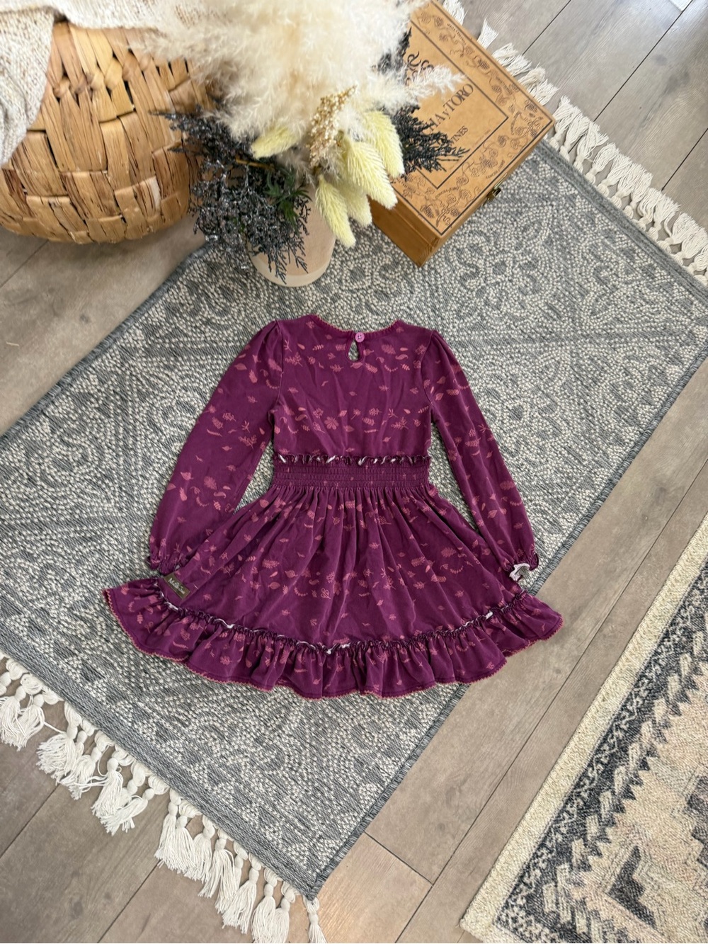 Matilda Jane Girls Choose your own path Apple Cider Dress Size 4 Autumn Fall - Picture 15 of 16